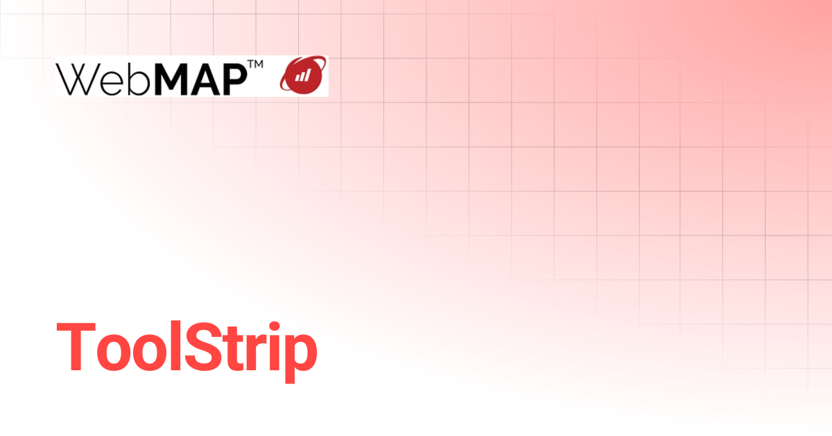 ToolStrip | WebMAP Documentation | Mobilize.Net