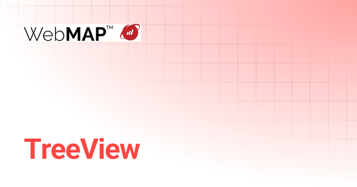 TreeView | WebMAP Documentation | Mobilize.Net